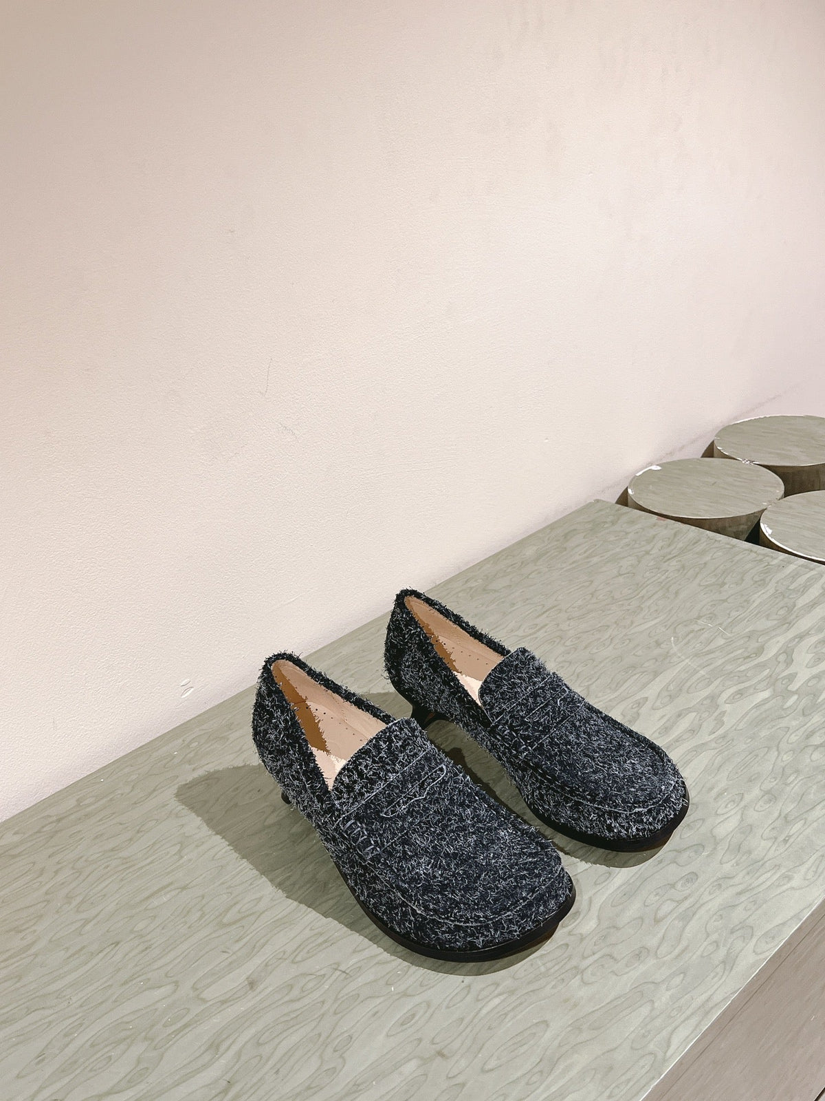 Loewe 2026 Campo Loafers Wool 653950
