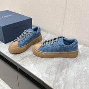 CD And Stone Island B33 Sneaker â€“ Limited And Numbered Edition Blue Canvas