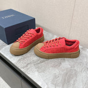 CD And Stone Island B33 Sneaker â€“ Limited And Numbered Edition Coral Red Canvas