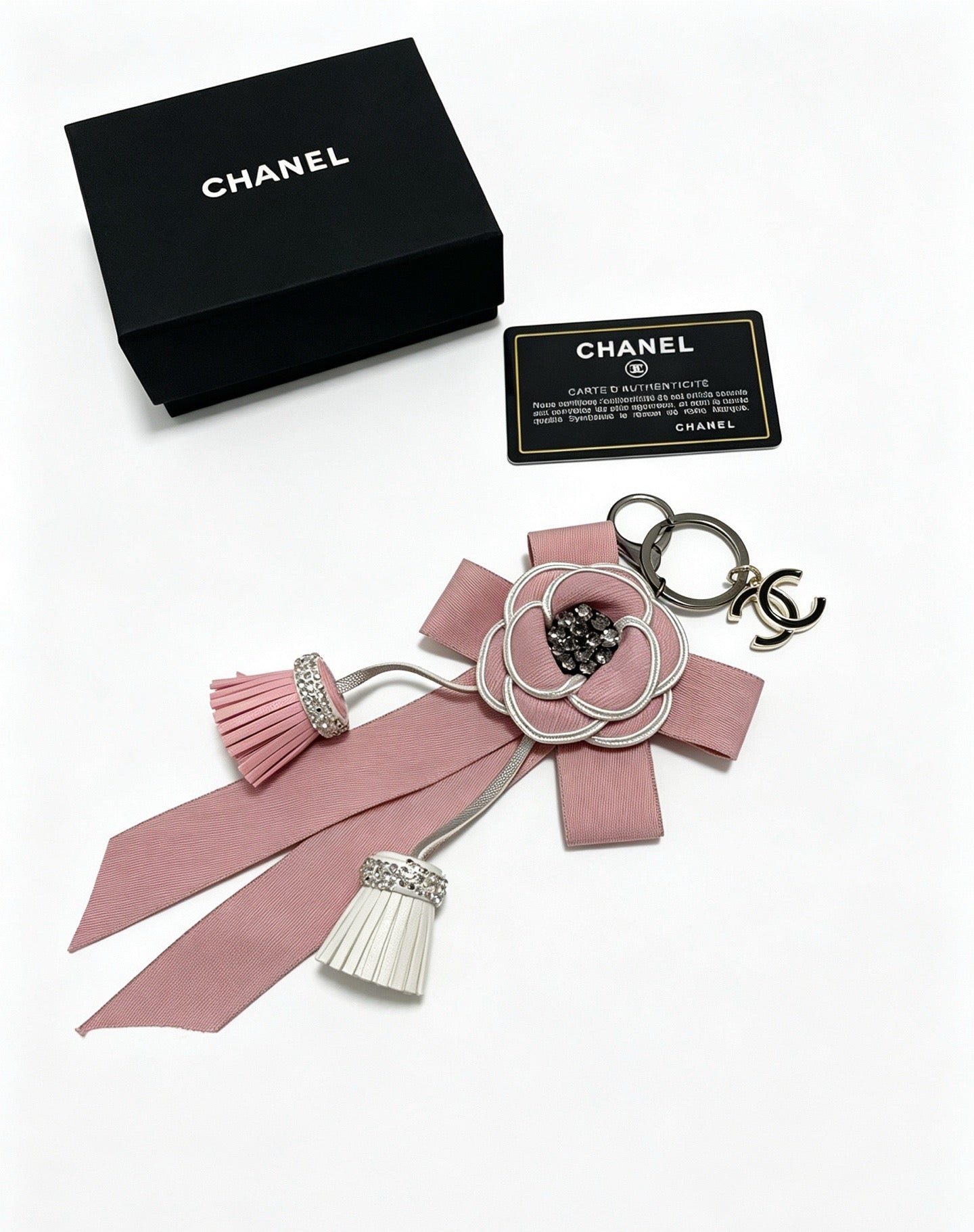 Chanel Camellia Ribbon Charm