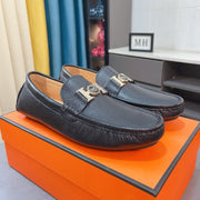 HM Men's Loafer Black Cowhide 263156