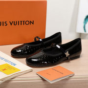 LV Romy Flat Black Damier Patent calf Leather 218322