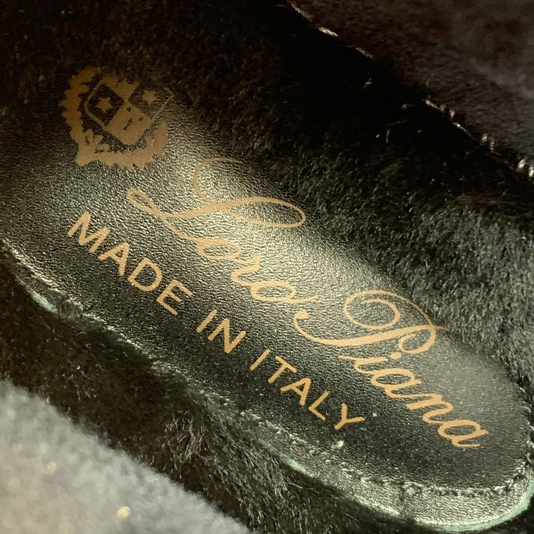 LP Open Walk Ankle Boot In Navy Blue Suede With Wool Fleece Lining  984275