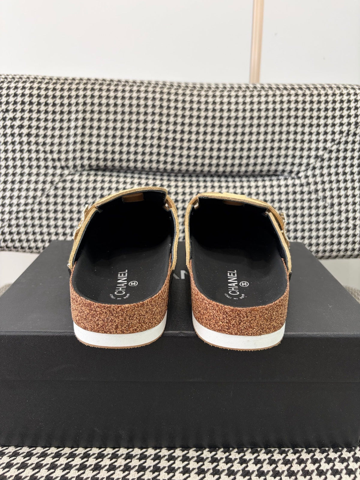Chanel 2026 Double C Mules Suede 124551
