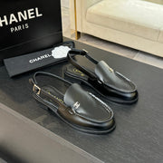 CC 25C Slingback Loafer Black Patent Leather