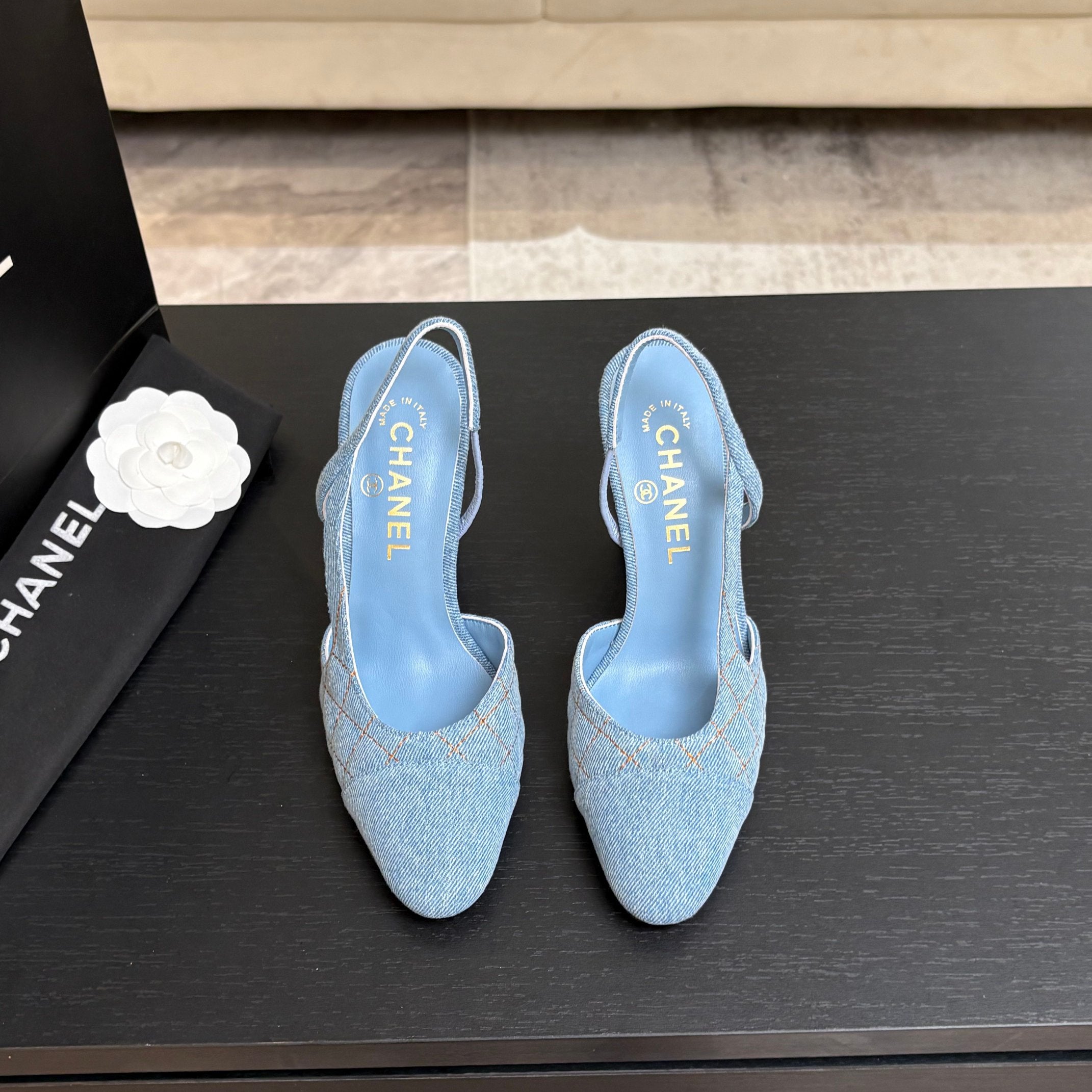 Chanel 2026 Shoe Denim Suede Sheepskin 958004