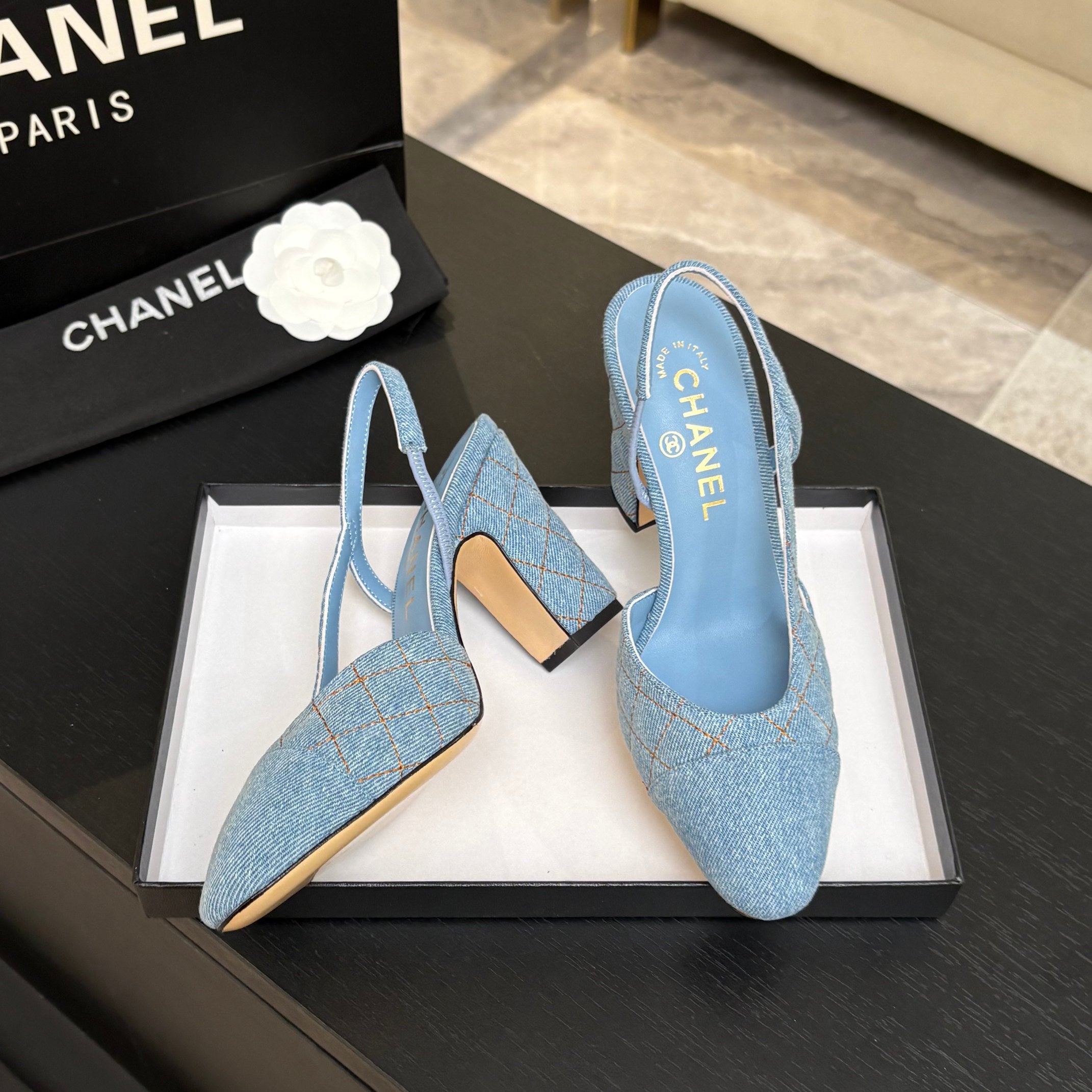 Chanel 2026 Shoe Denim Suede Sheepskin 958004