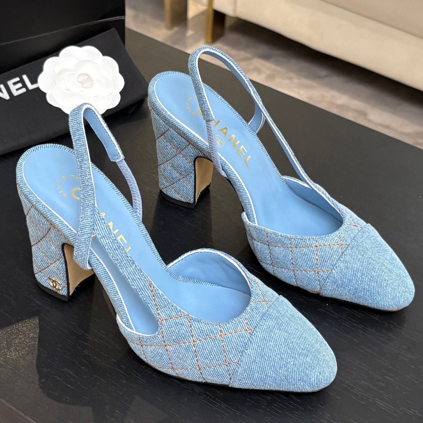 Chanel 2026 Shoe Denim Suede Sheepskin 958004