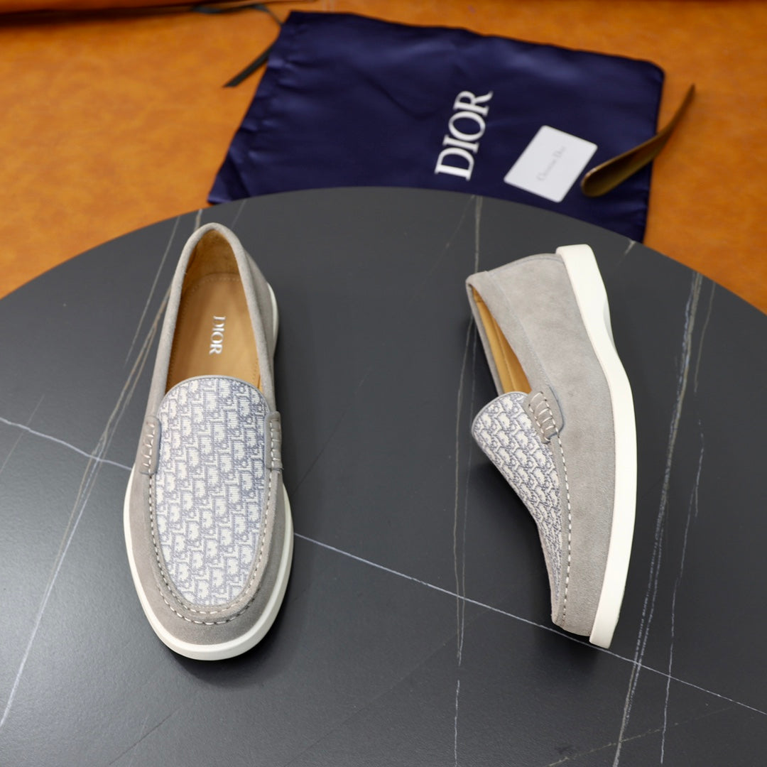 CD GRANVILLE BASIC LOAFER GRAY-WHITE JACQUARD