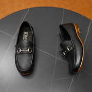 GG Men's Horsebit Loafer Black Cowhide 600399
