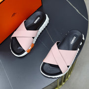 HM Men's Infra Slide Pink Calfskin 711696