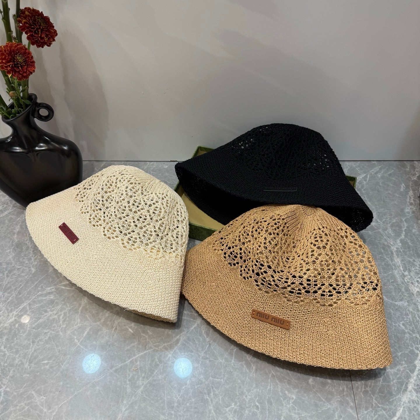 Miumiu Knitted Bucket Hat 214504