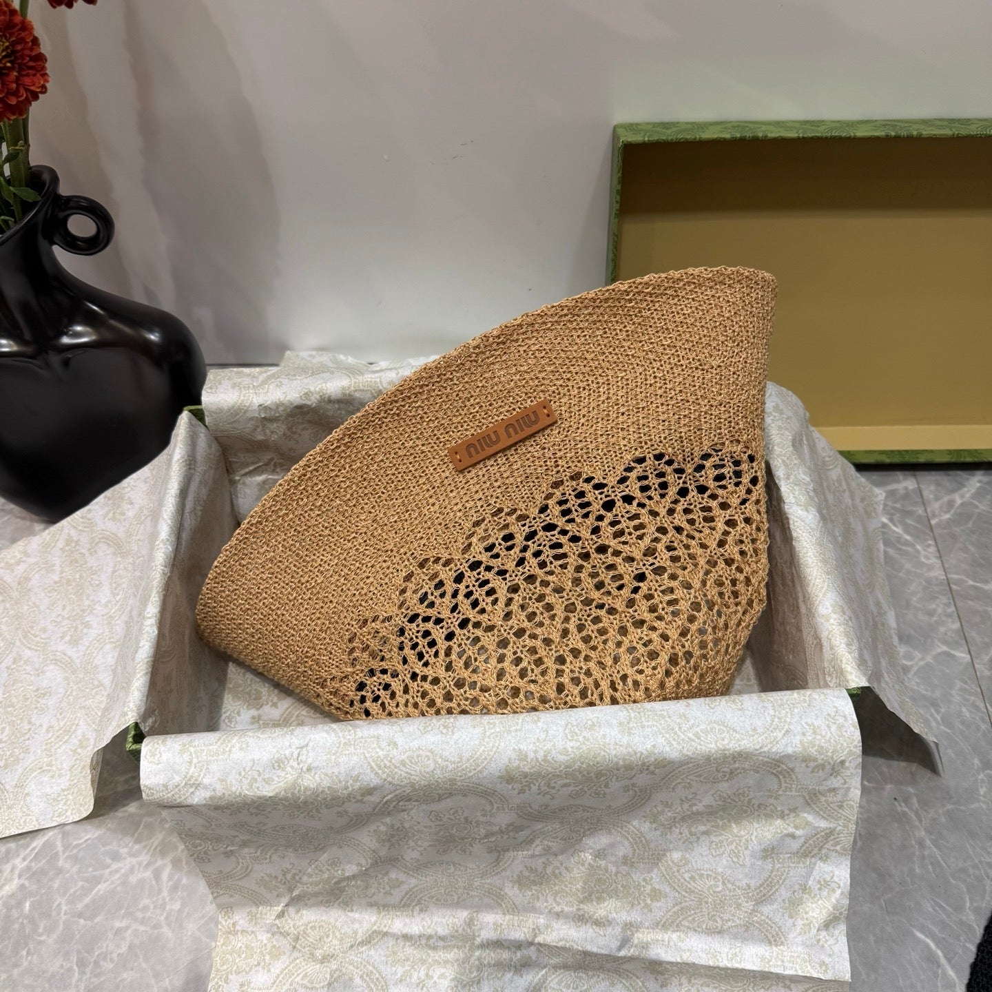 Miumiu Knitted Bucket Hat 214504