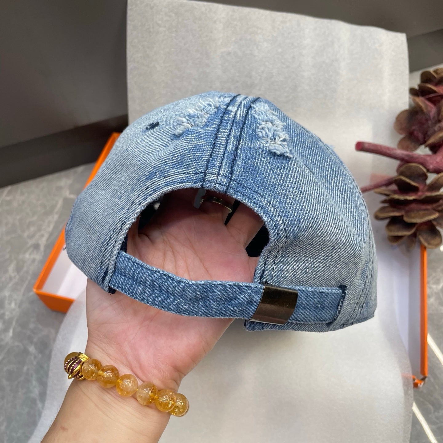 Chanel Denim Baseball Cap 213487