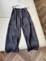 LV Pattern Set Black Silk