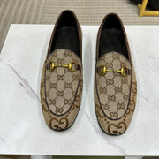 GG Men's Loafer Brown Canvas 881100