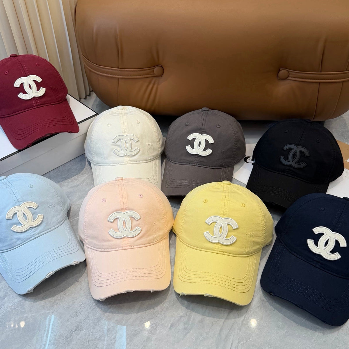 Chanel Logo Baseball Cap 448291