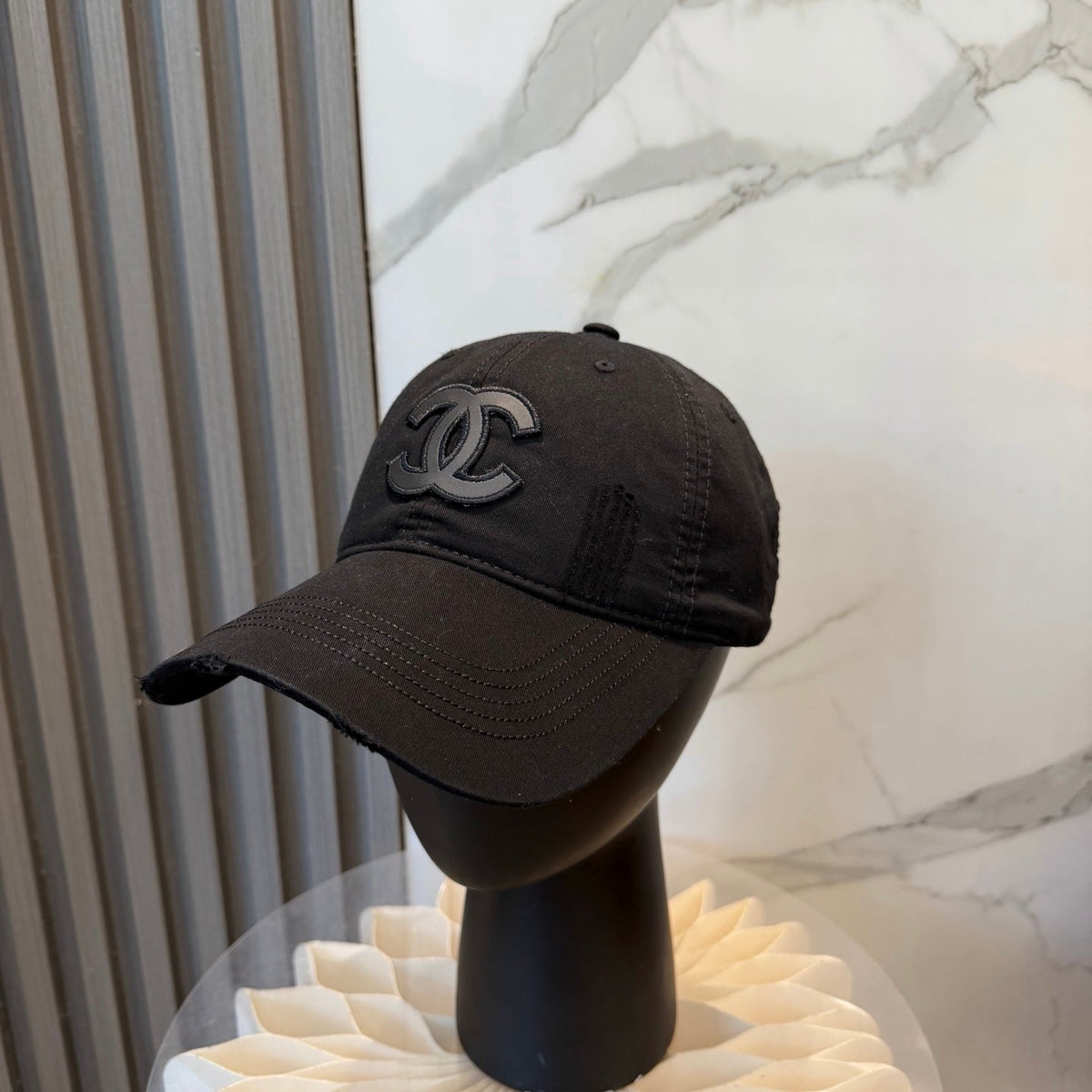 Chanel Logo Baseball Cap 448291
