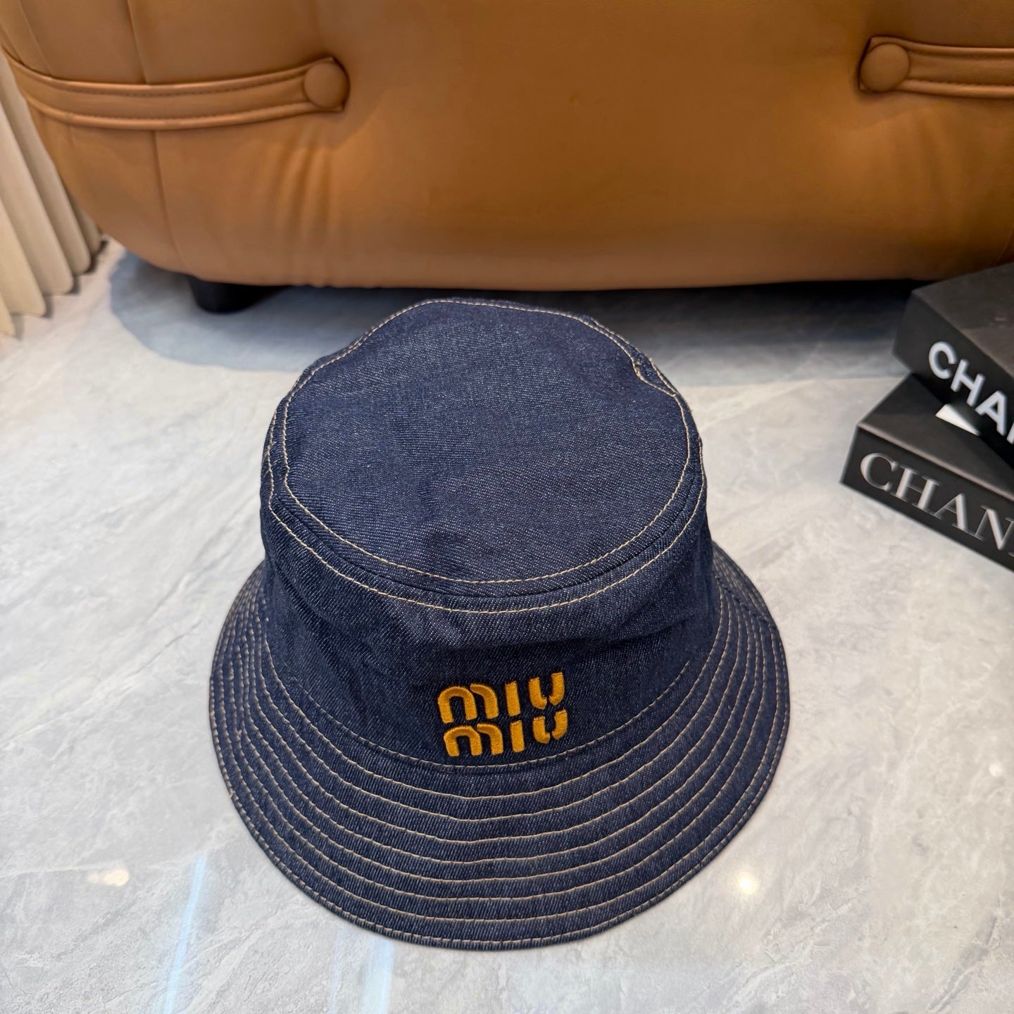 Miumiu Denim Bucket Hat 360757