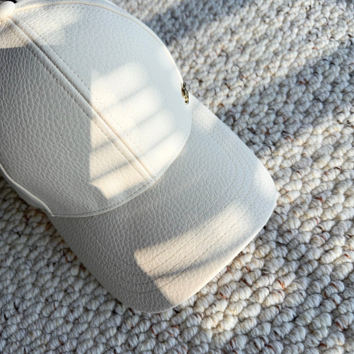 Chanel Textured Leather Cap 448207