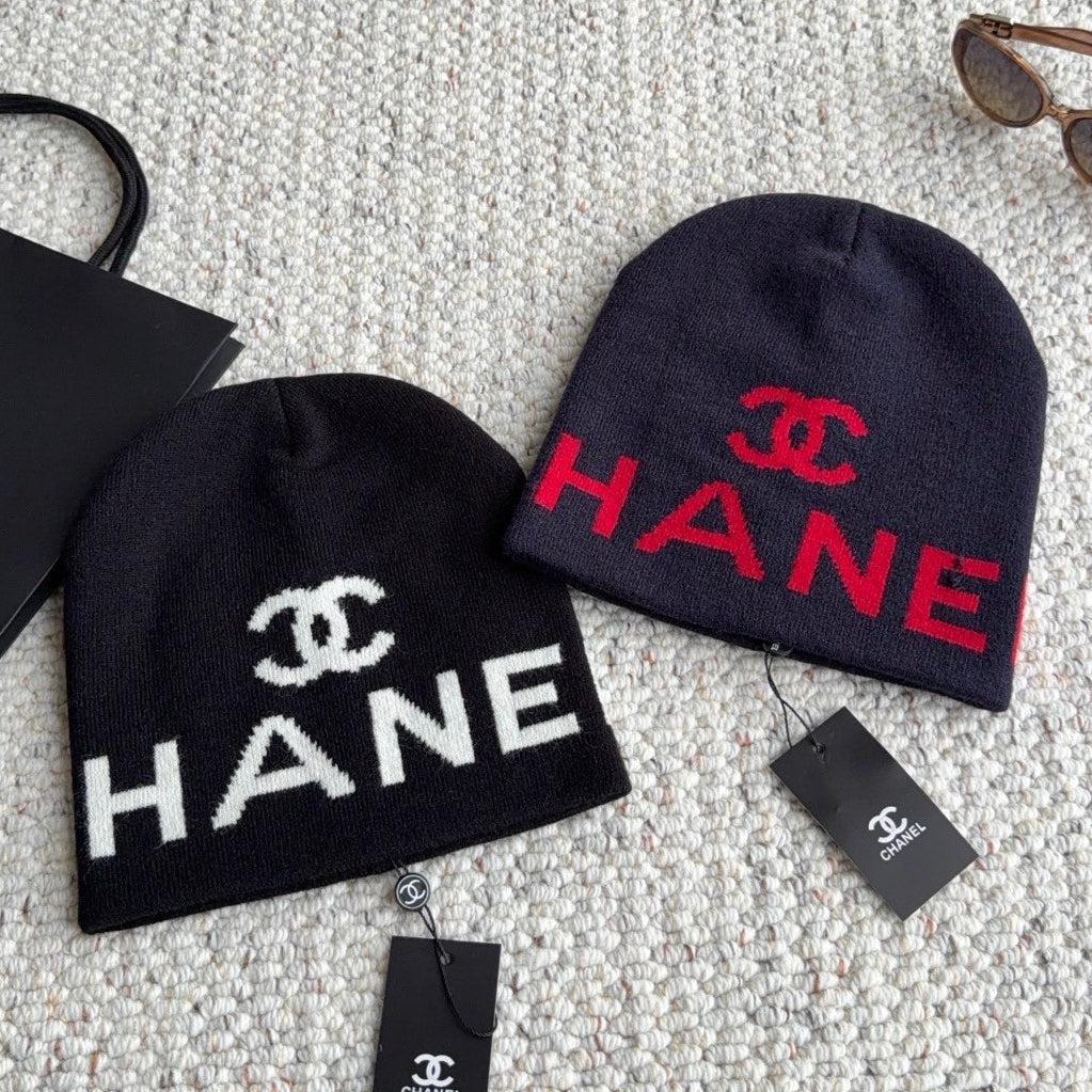 Chanel Knit Beanie Hat 454062
