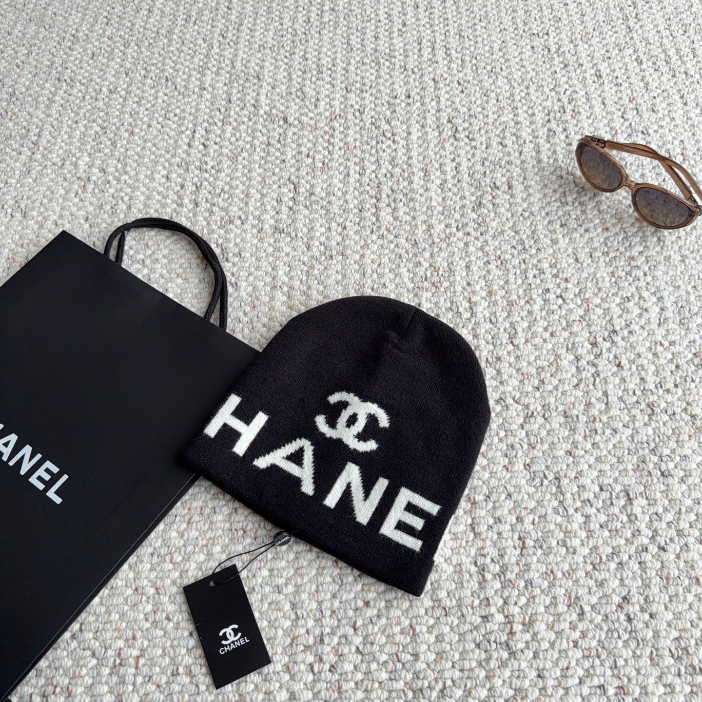 Chanel Knit Beanie Hat 454062