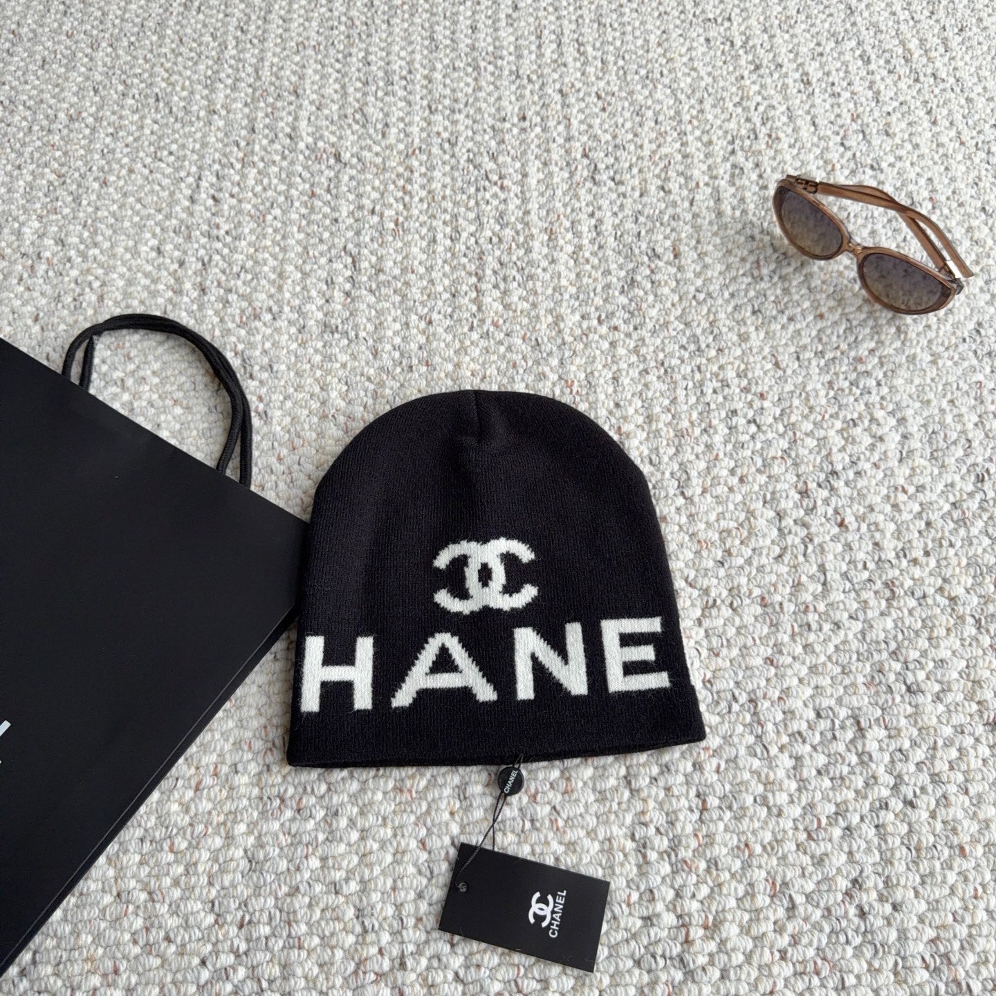 Chanel Knit Beanie Hat 454062