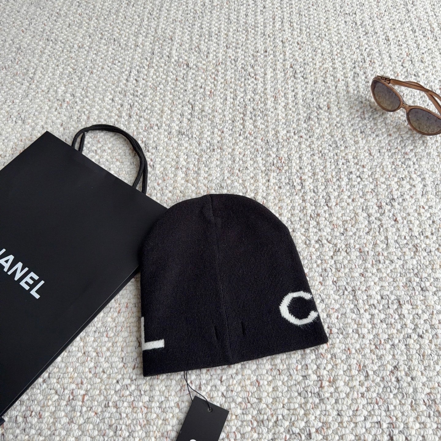 Chanel Knit Beanie Hat 454062