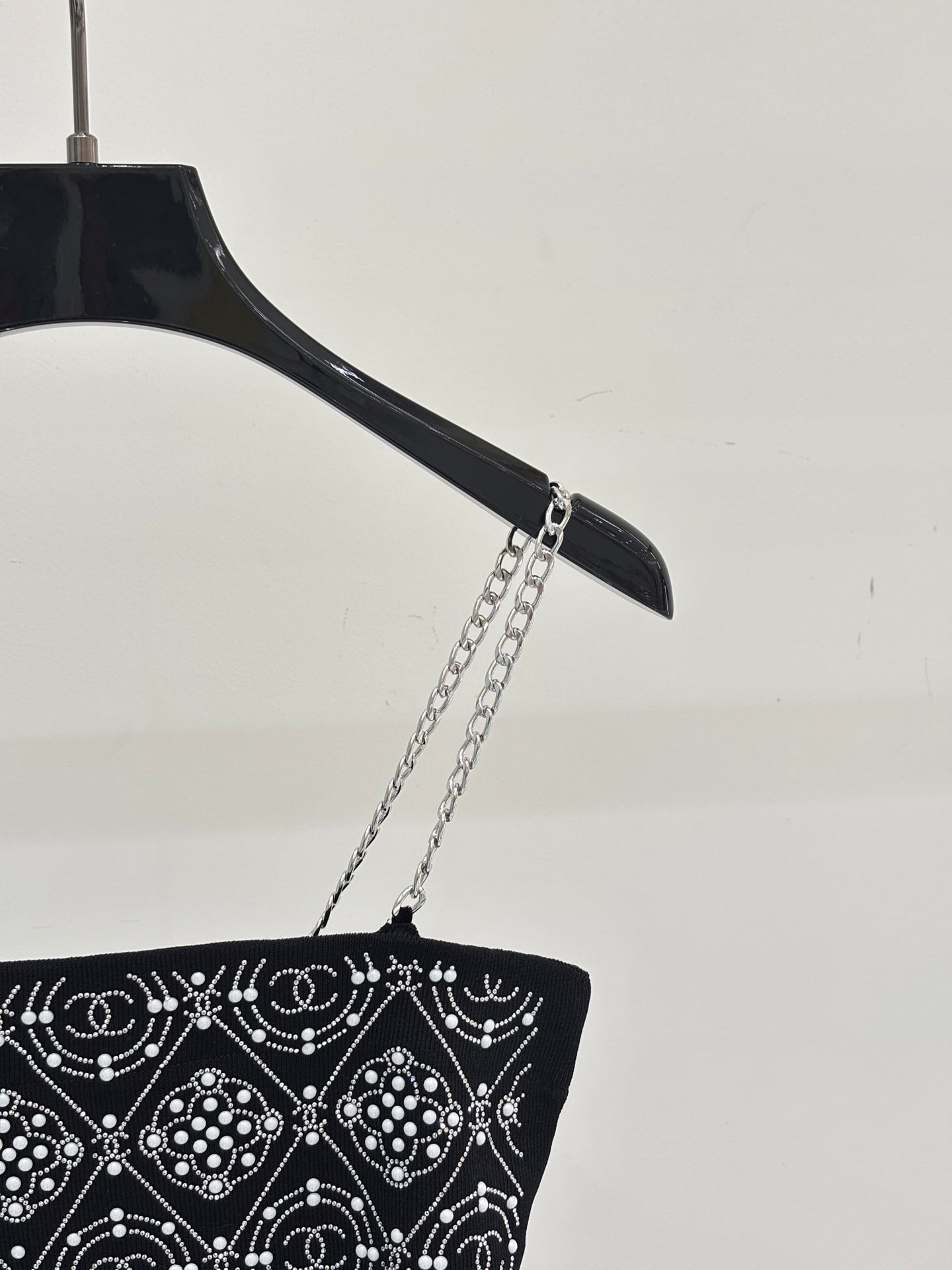 Chanel 2026 Camisole Black mix White Tencel 394727