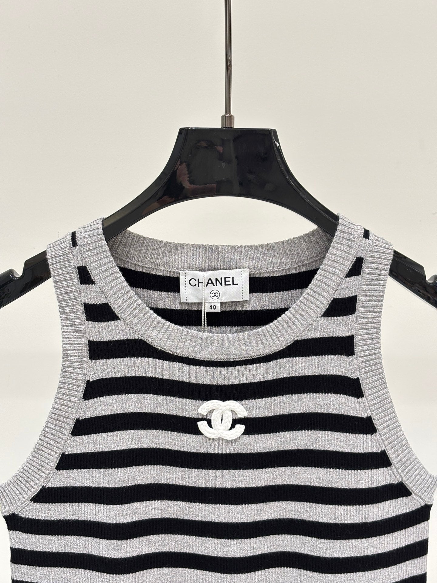 Chanel 2026 Striped Vest Wool 413791