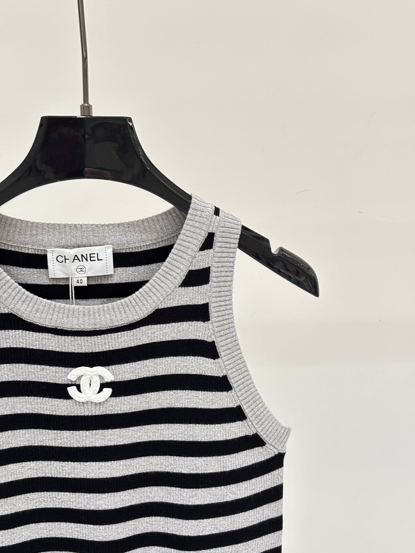Chanel 2026 Striped Vest Wool 413791