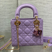 Lady Bag 17cm Violet Lambskin