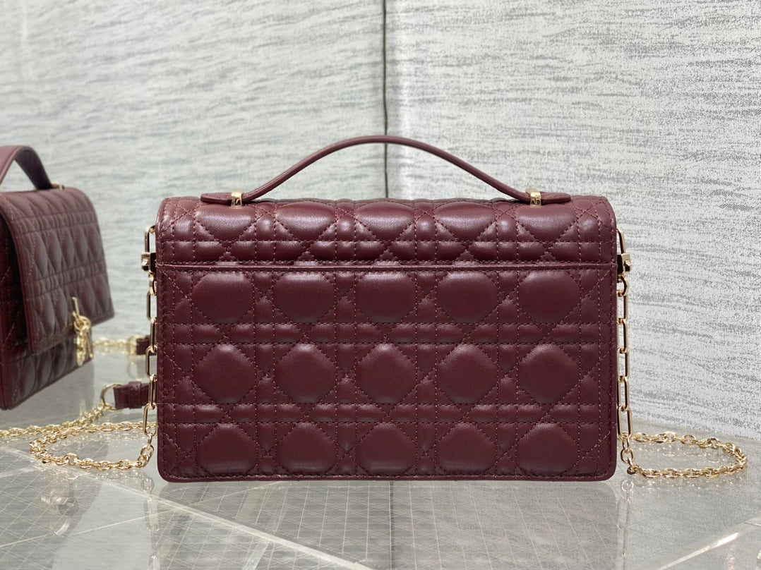 Dior 2026 My Dior Top Handle Bag 24cm Multicolors Quilted Leather