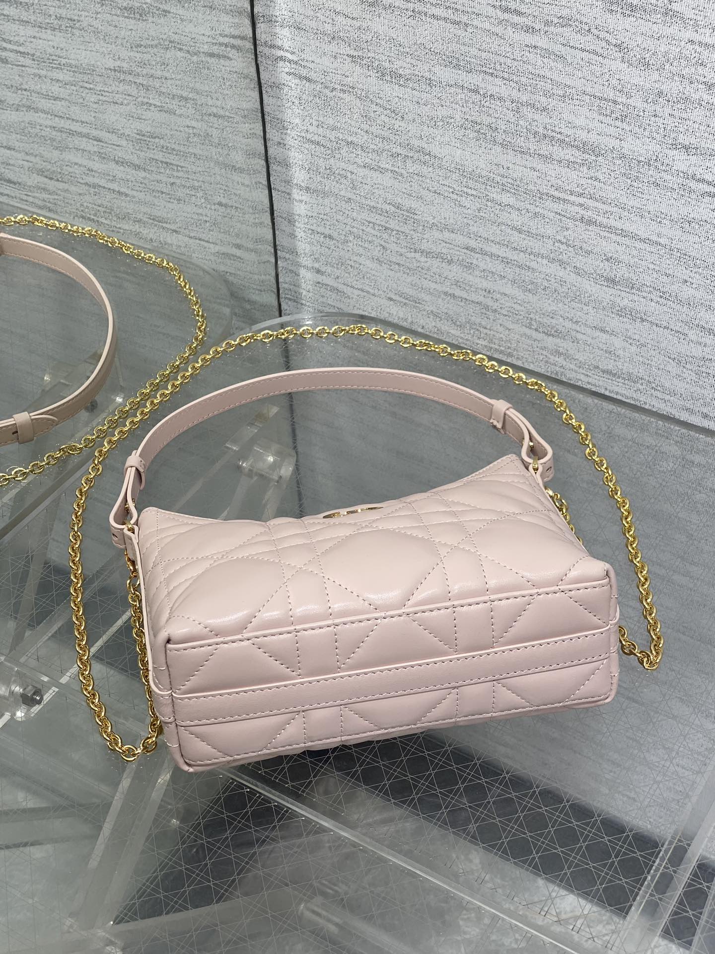 Dior 2025 Bag 19cm Pink Lambskin 272828