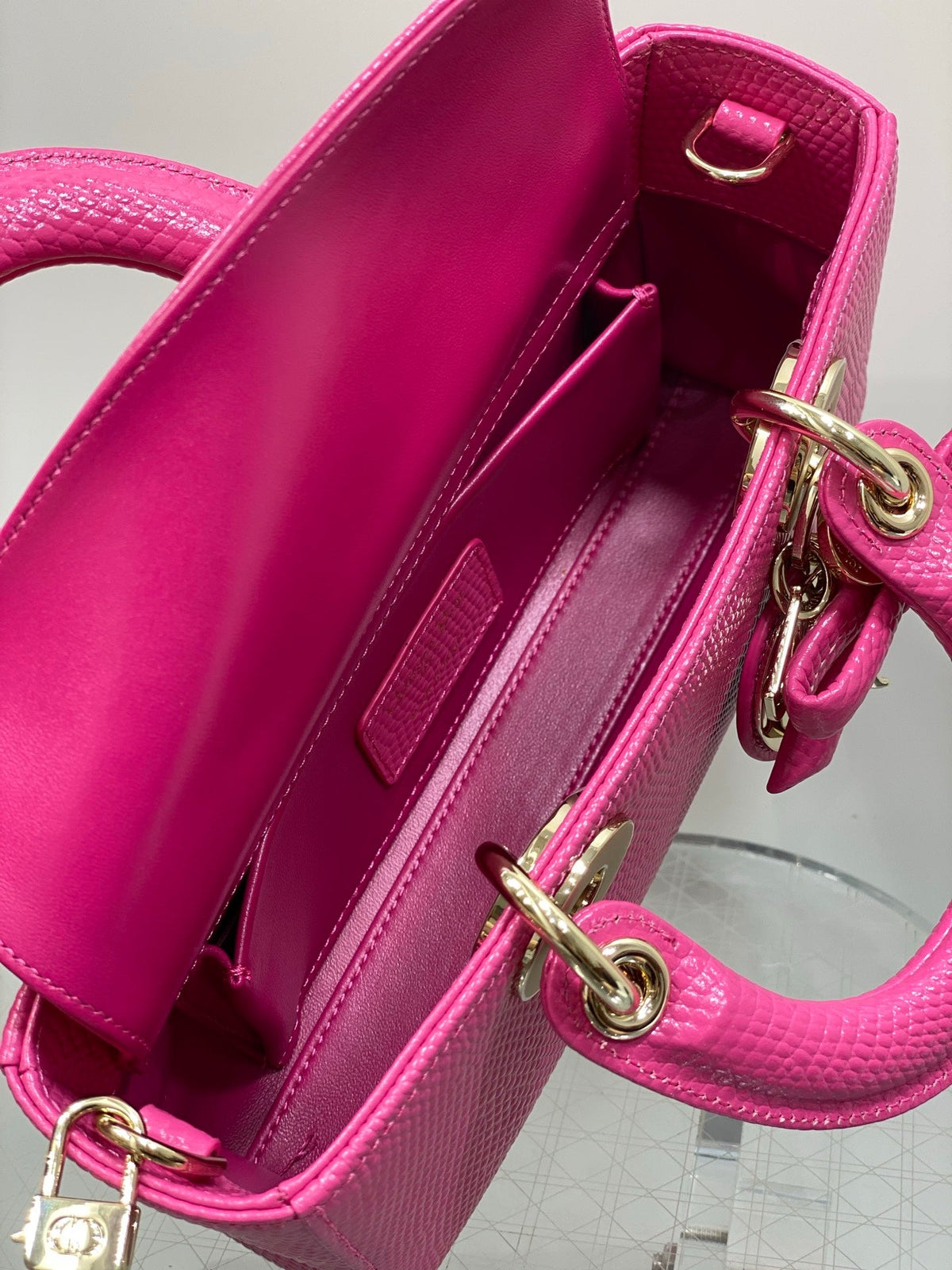 Dior 2026 Lady Butterfly Knot Bag 22cm Leather 408708