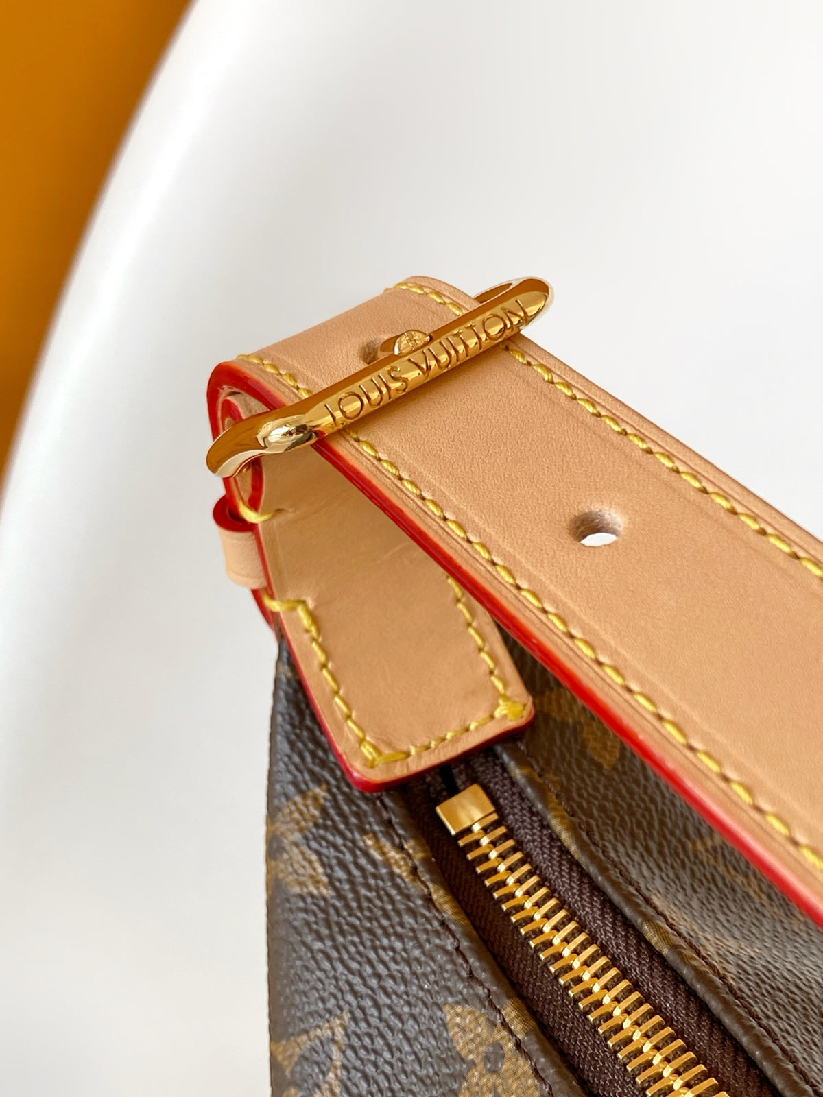 LV 2026 Pochette Hills Bag 18.5cm Brown Canvas Cowhide