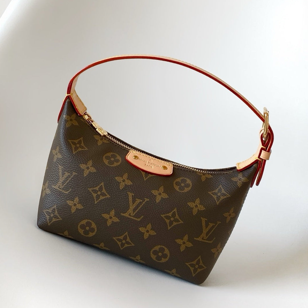 LV 2026 Pochette Hills Bag 18.5cm Brown Canvas Cowhide