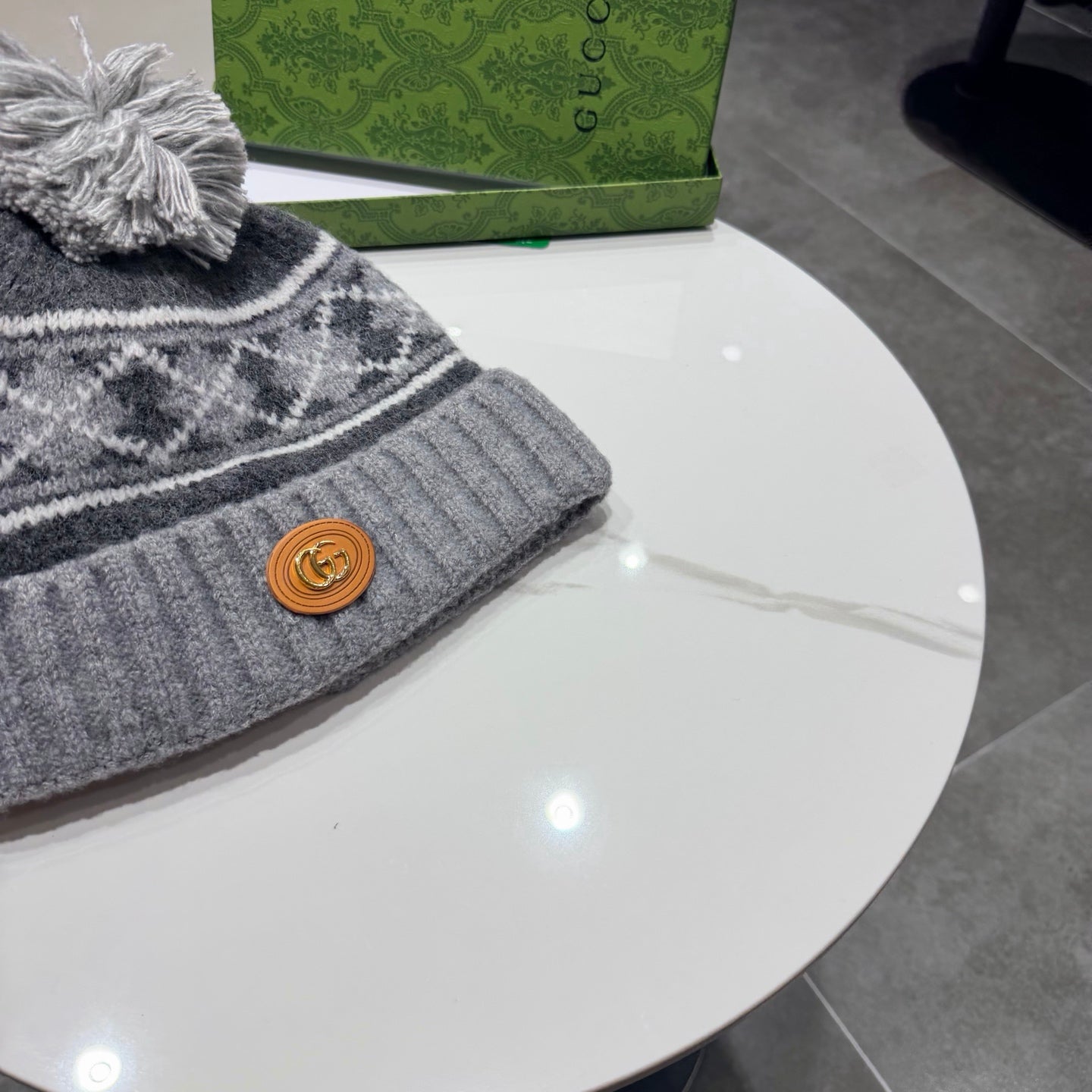 Gucci Wool Blend Knitted Hat 447961