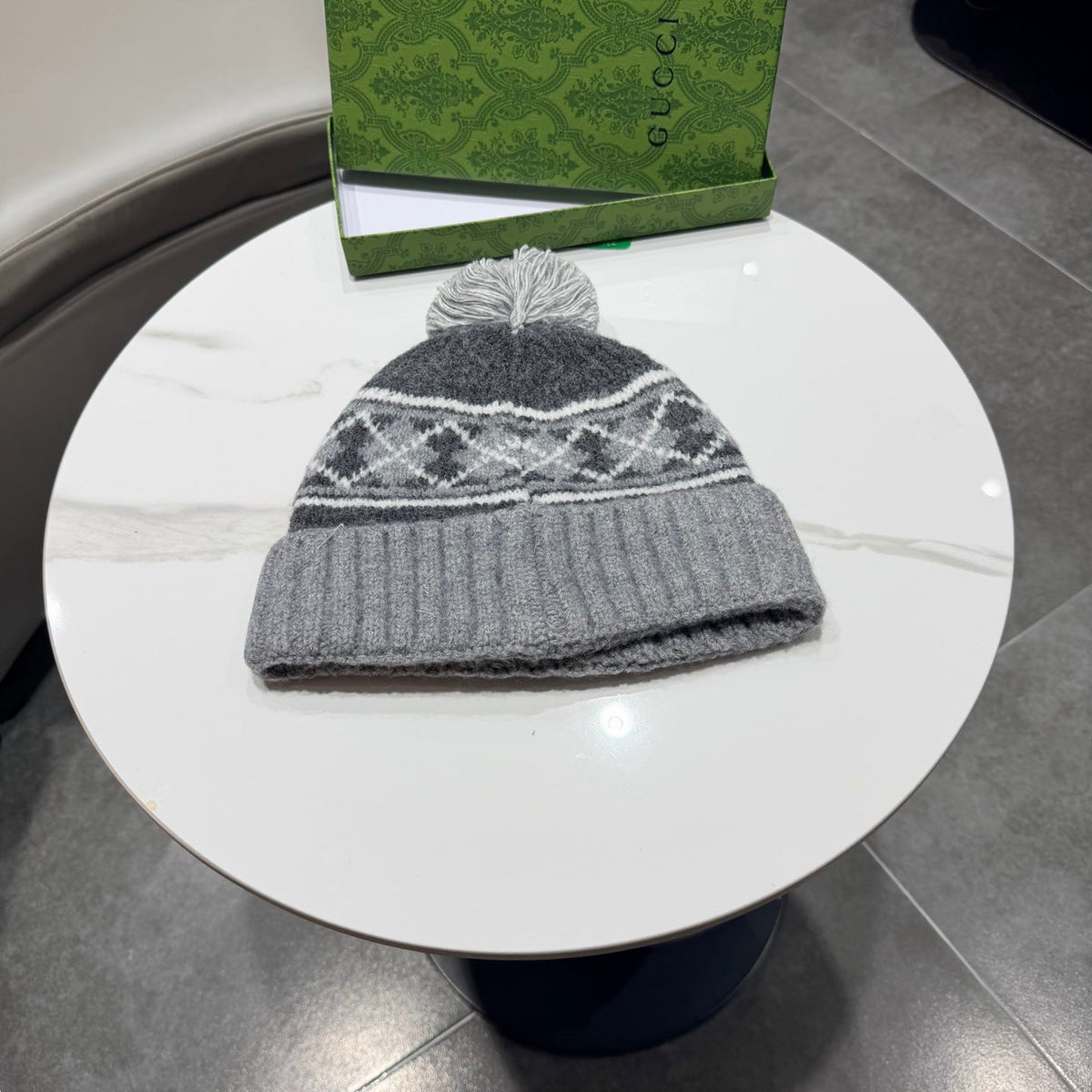 Gucci Wool Blend Knitted Hat 447961