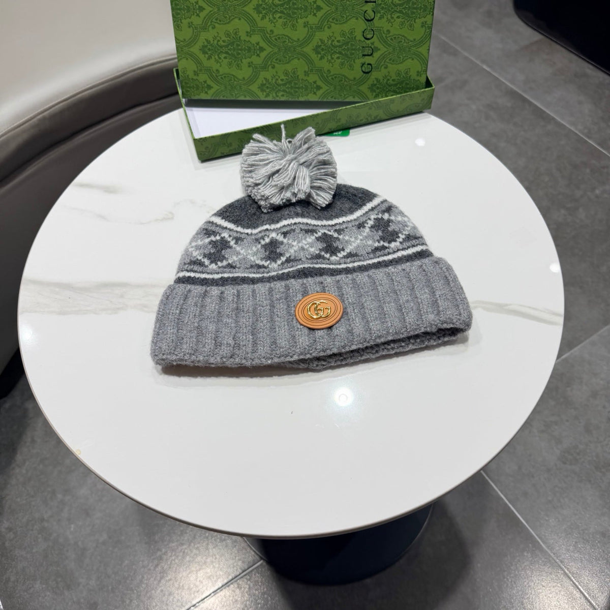 Gucci Wool Blend Knitted Hat 447961