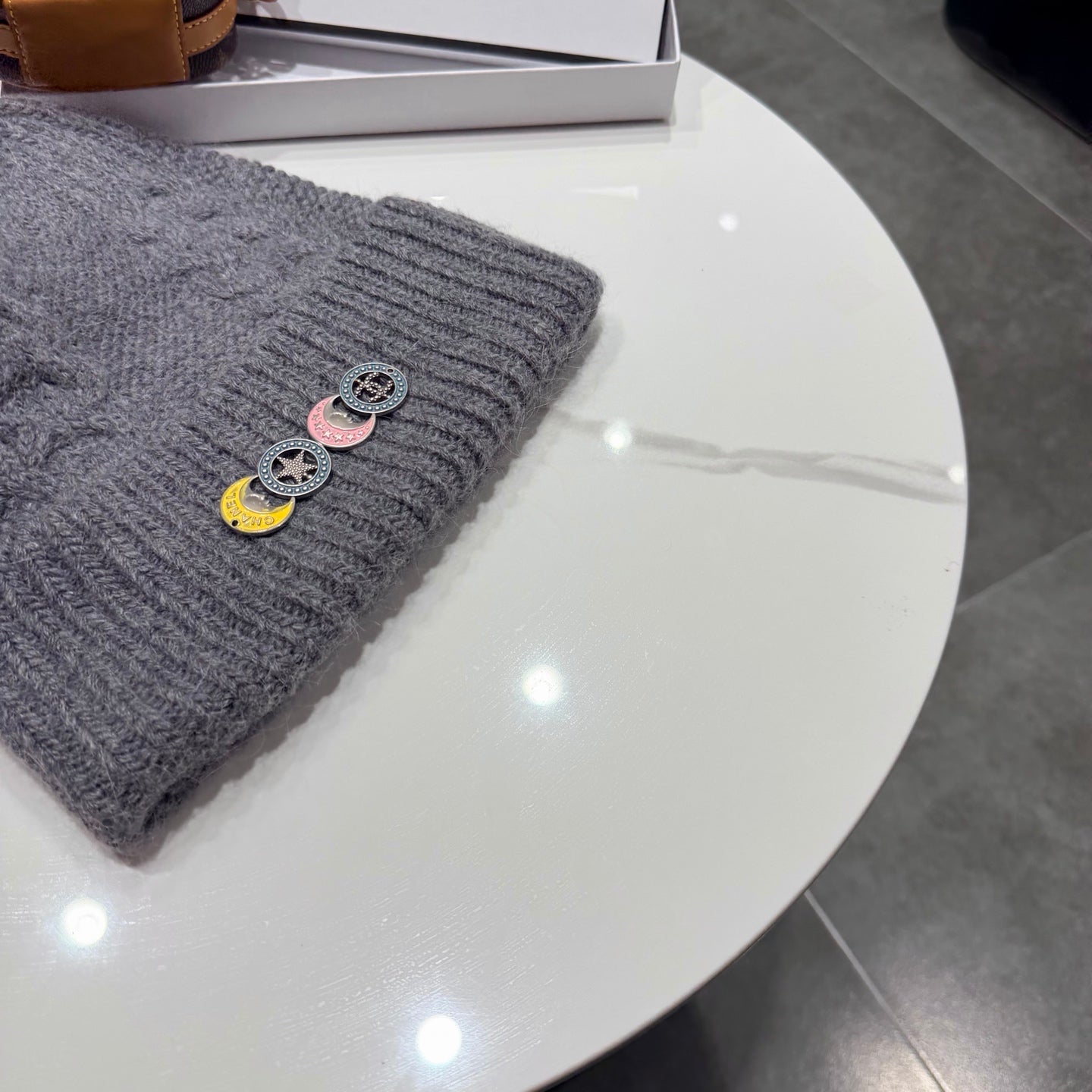 Chanel Wool Hat With "COCO" Word 435054
