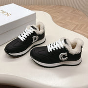 C'est Dior Sneaker Fleece Lining Black Lambskin