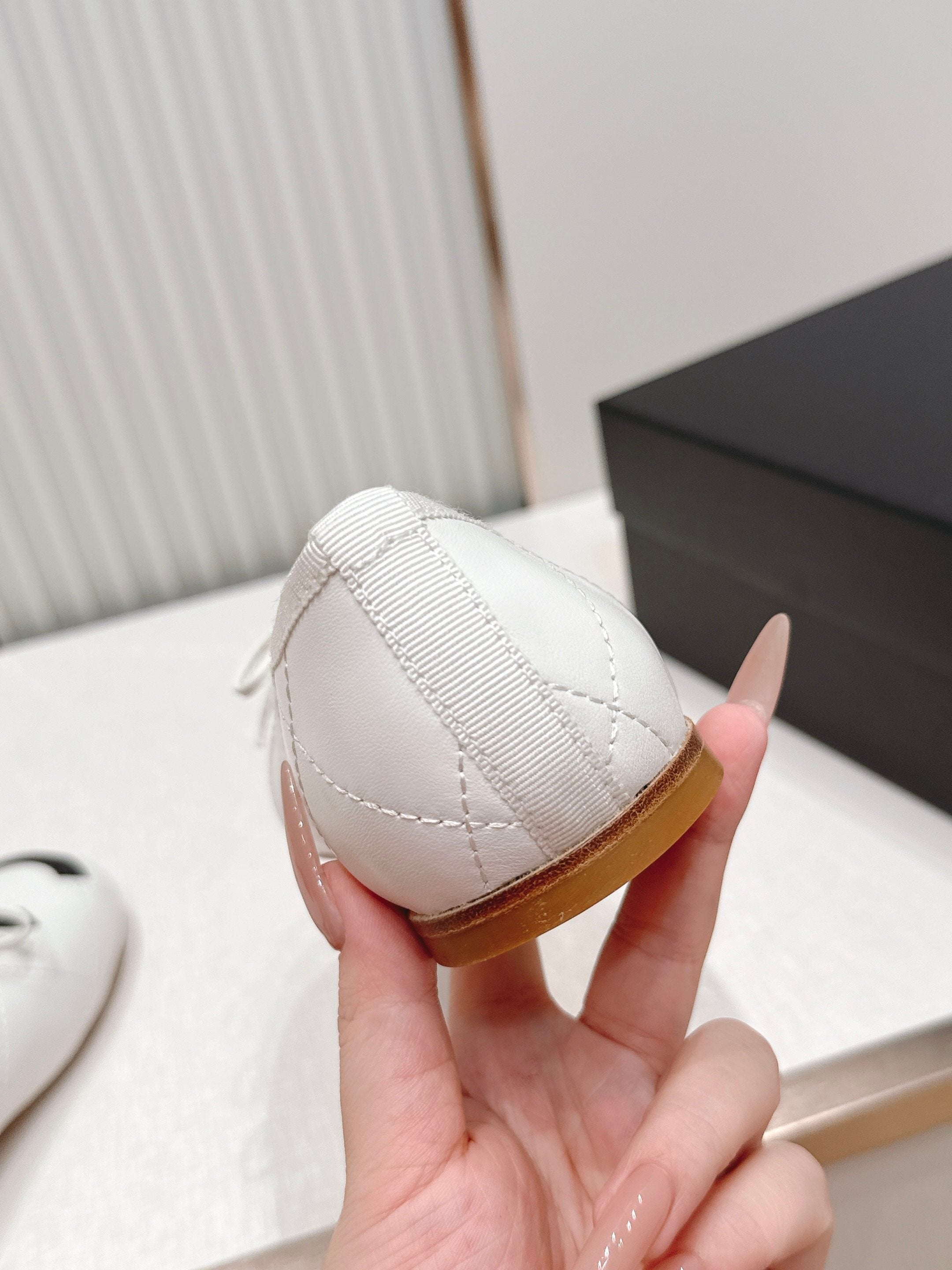 CC 2026 Cambon Ballet Flat Quilted Calfskin