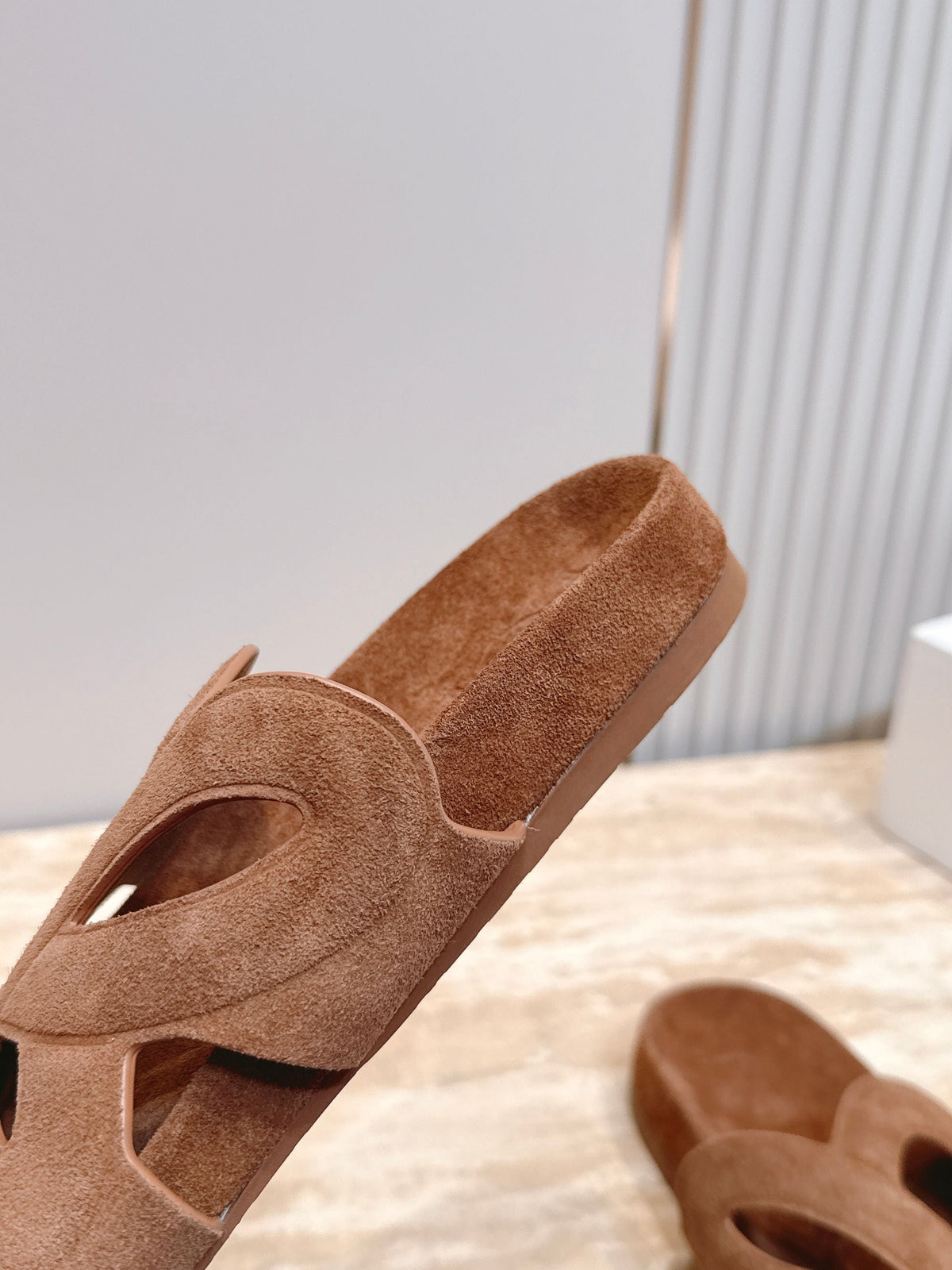 Loewe 2026 Ease Monogram Sandals Suede Leather 122760