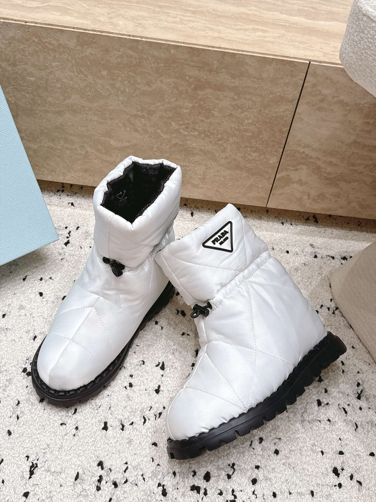 Prada 2026 Snow Boots Fabric 180394