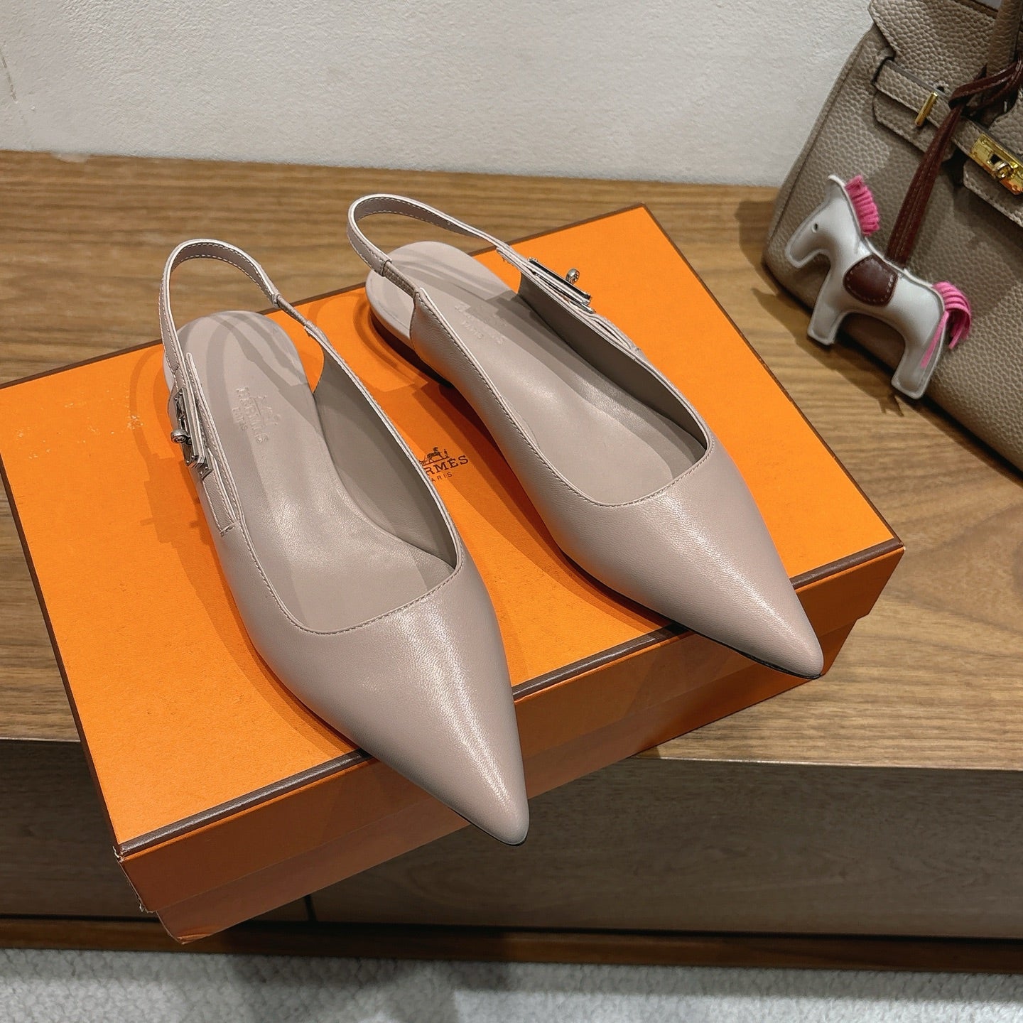 Hermes 2026 Lovely Slingback Flat Calfskin 774720