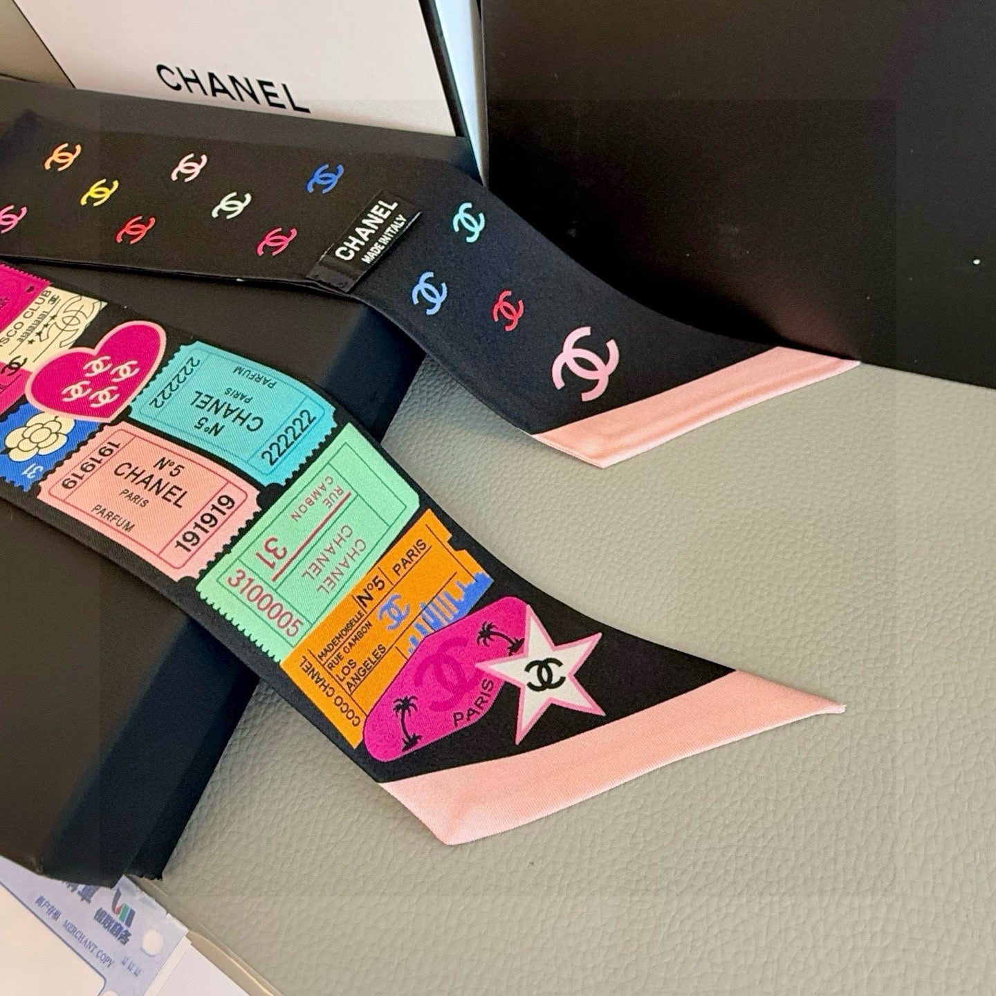 CC  Twilly Mini Star 120cm Multicolor Mulberry Silk 941932