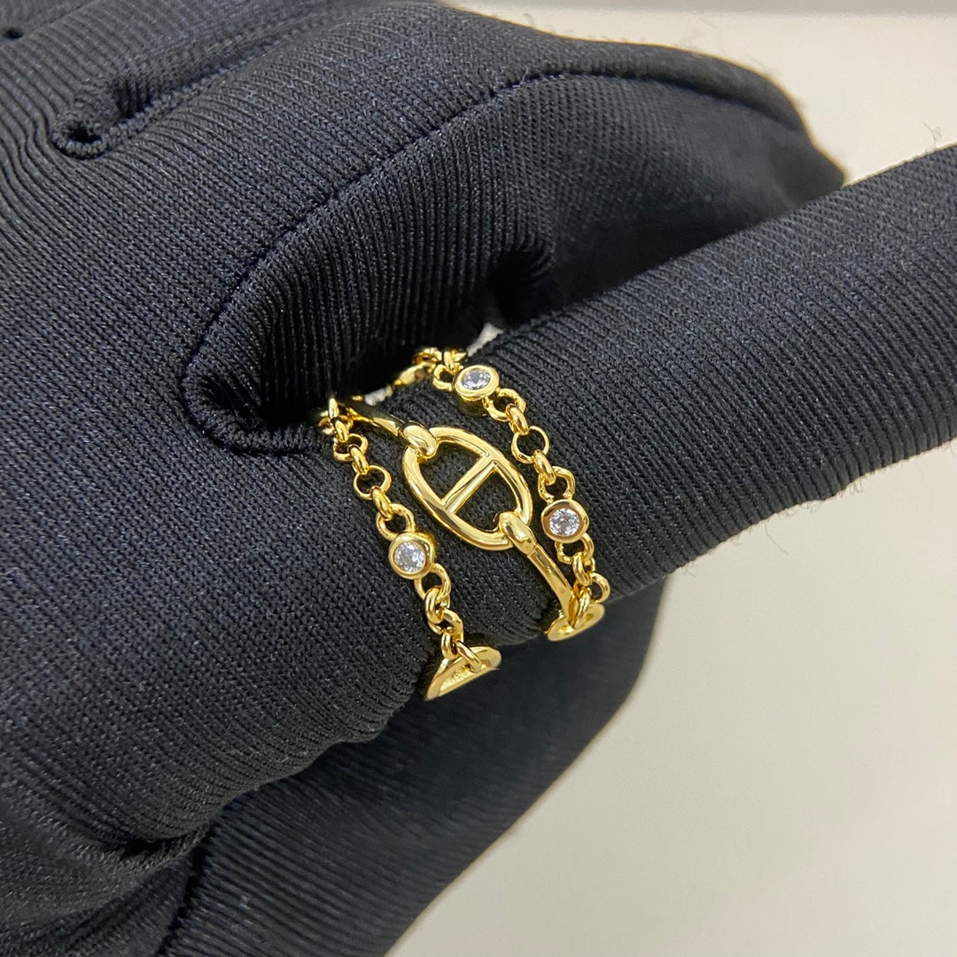 HM Pig Nose Diamond Ring