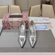 Jimmy 25 Orb Pump 100 Silver Cowhide 240045