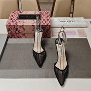 Jimmy 25 Seada 100 Pump Black Cowhide 240046